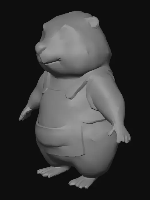 3D model for Beaver mama