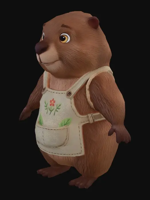 3D model for Beaver mama