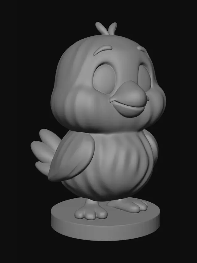 3D model for Blue Chirper