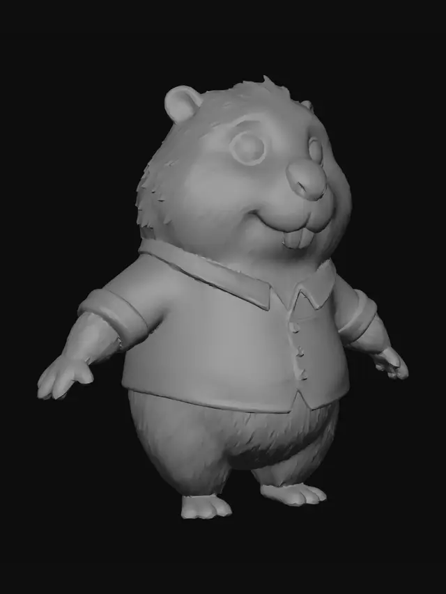 3D model for Beaver bud