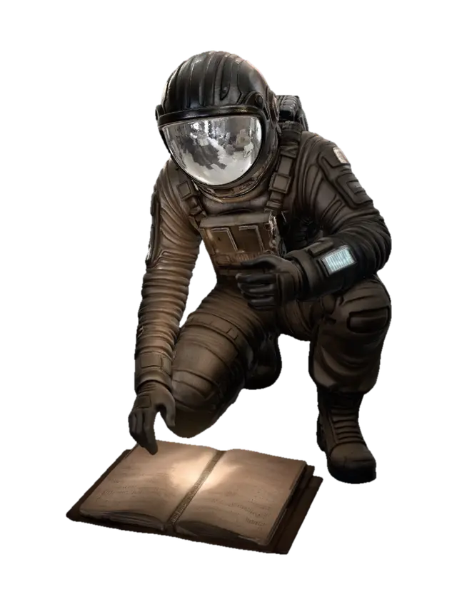Modello 3D Stellar Scribe, generato dall’IA