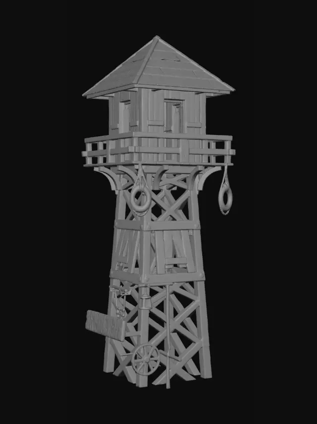 3D model for Timber Watchtower