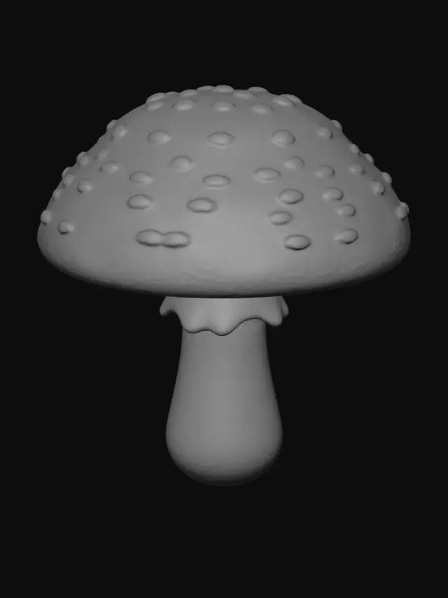 3D model for Red Amanita in the Forest