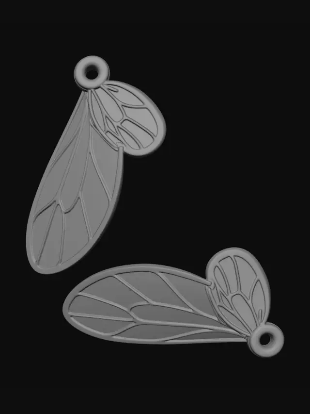3D model for wings of a bee