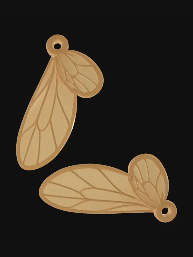 3D model for wings of a bee