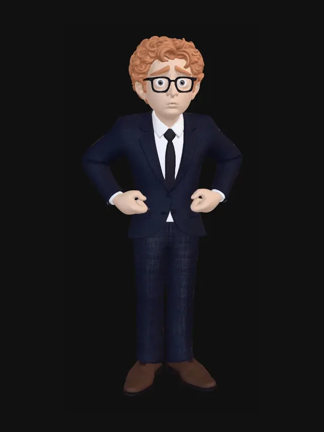 3D model for The Concerned Executive