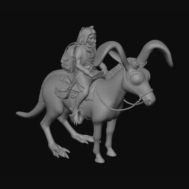 3D model for Beverly hybrid on one eye zebra