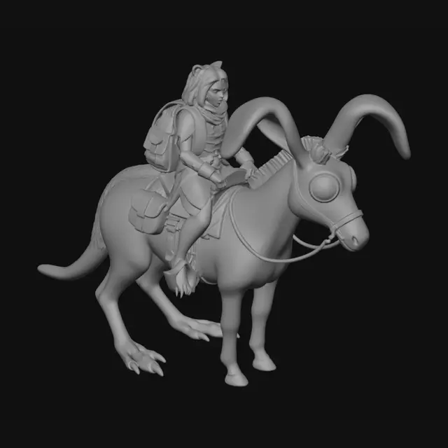 3D model for Beverly hybrid on one eye zebra