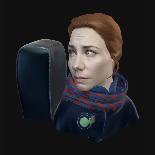 3D model for Curious Glance in the Cockpit