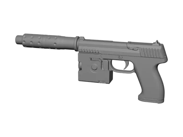 3D model for Weathered Mk23