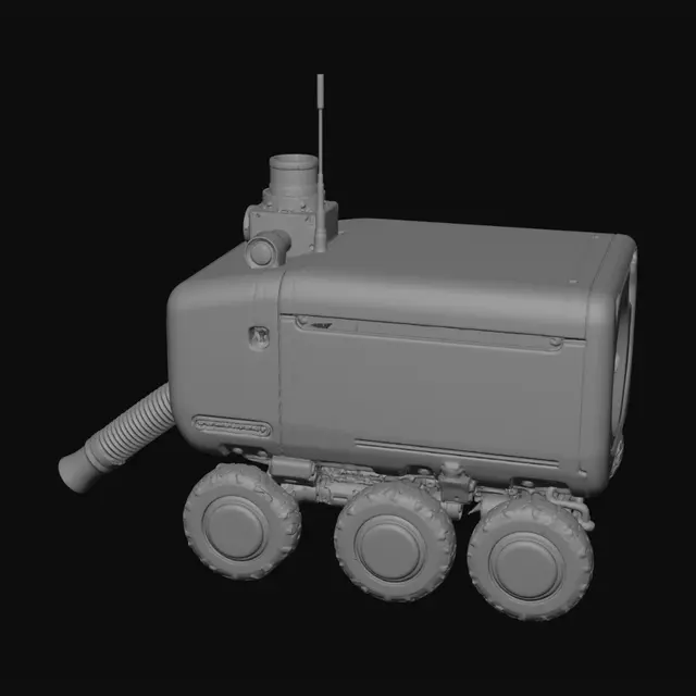 3D model for MudRover 6x6