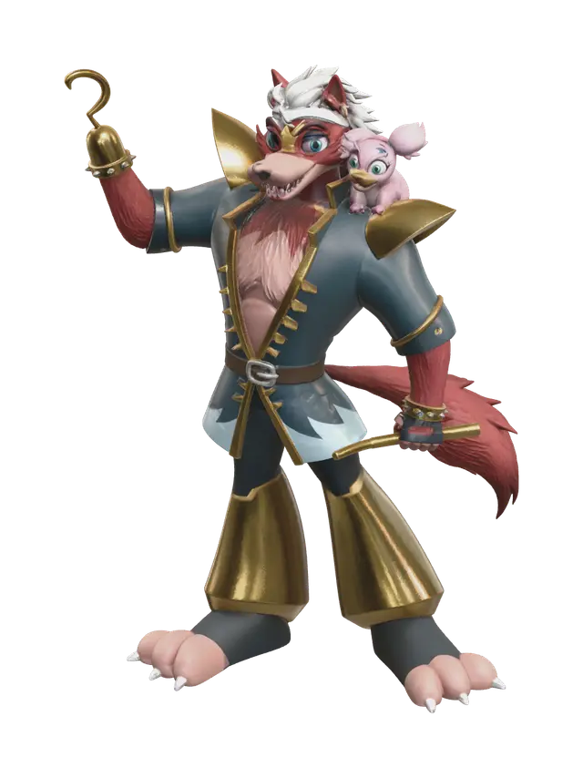 3D model for Realistic Glamrock Foxy