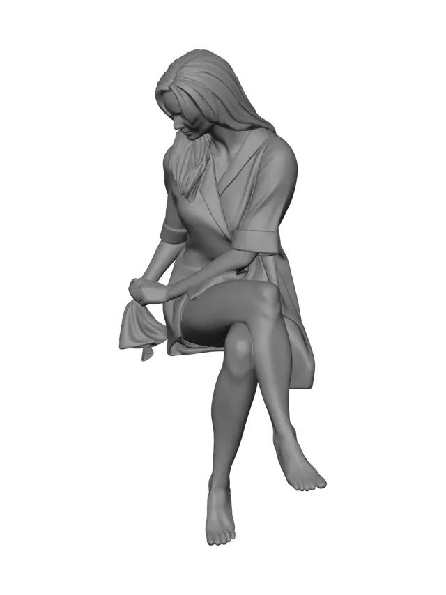 3D model for Blue Checkered Calm