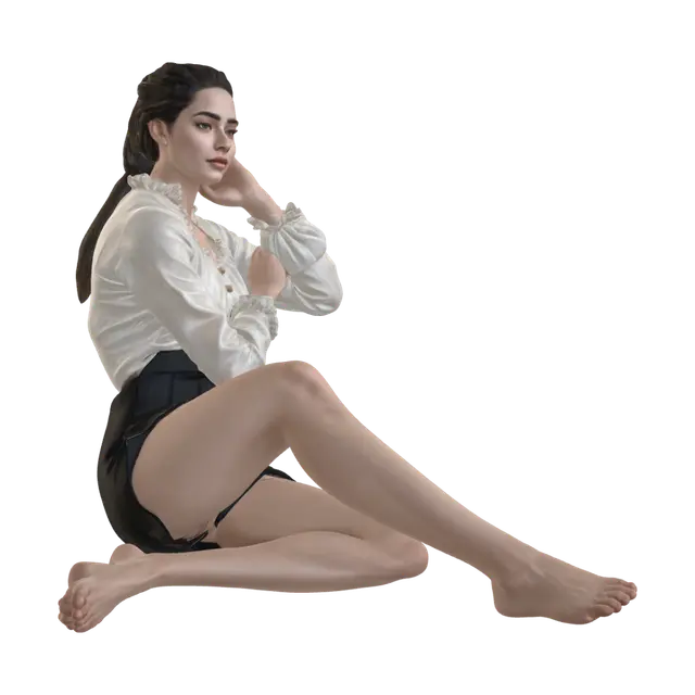 3D model for Poised in Silence