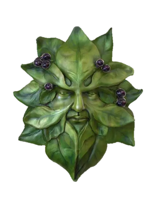 3D model for Green Man Leaf Face