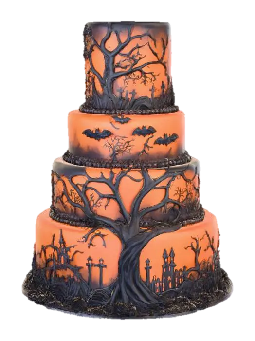 3D model for Halloween Night Cake, #Halloween2025#