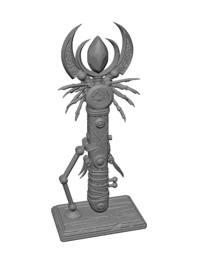 3D model for Prismatic Crescent Scepter