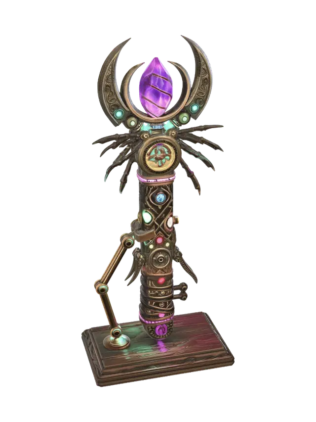 3D model for Prismatic Crescent Scepter