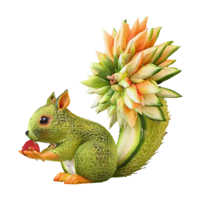 3D model for Melon Squirrel Fantasy, #food#