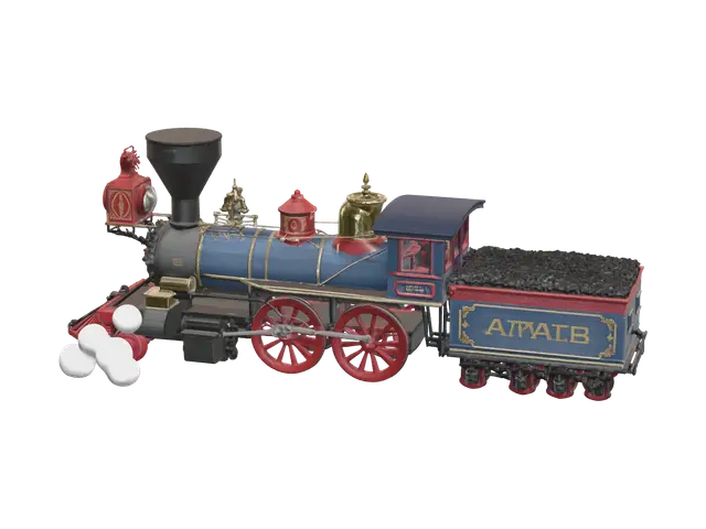 3D model for Realistic Steamlocomotive