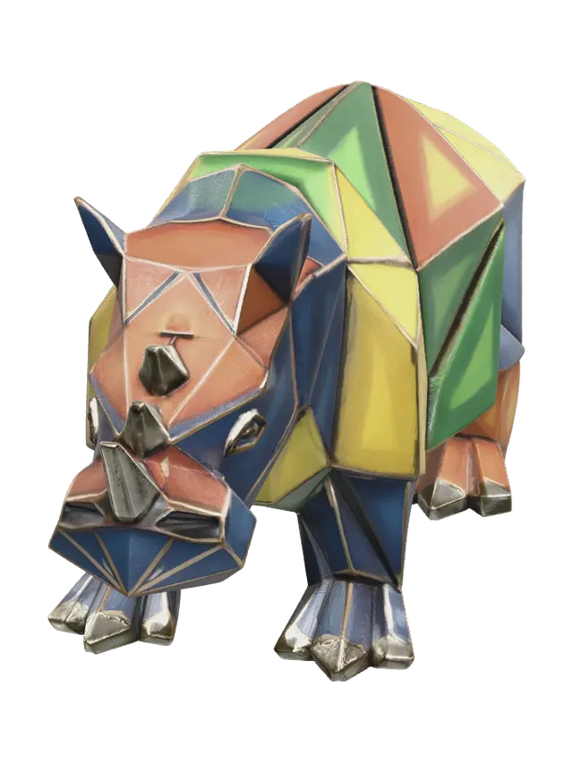 3D model for Realistic Rhino 3D