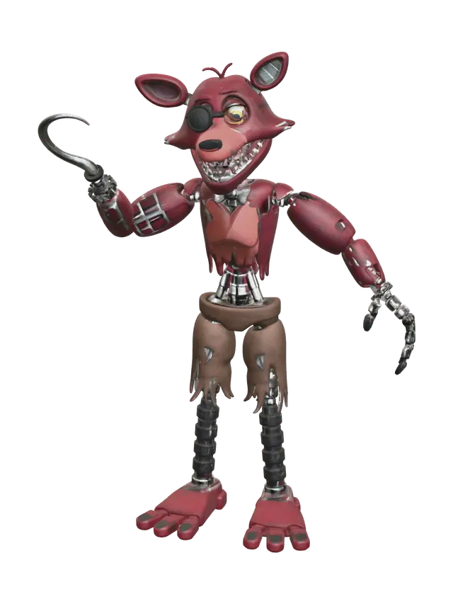 3D model for Realistic Withered Foxy