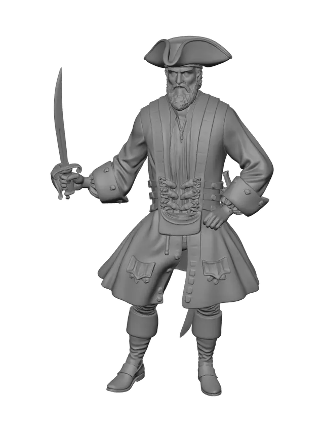 3D model for Blackbeard