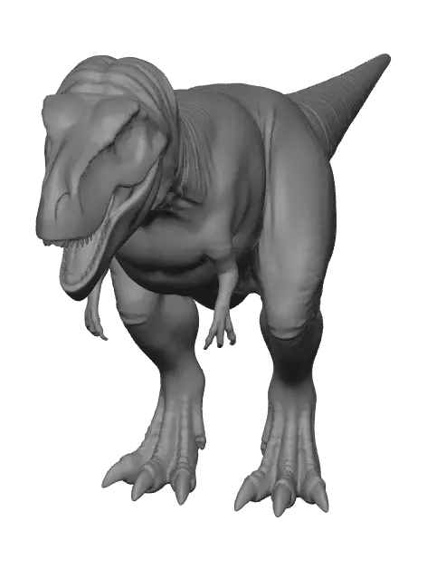 3D model for Weathered Tyrannosaurusrex