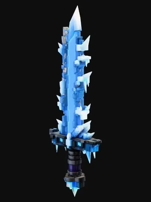 3D model for Icicle Greatsword
