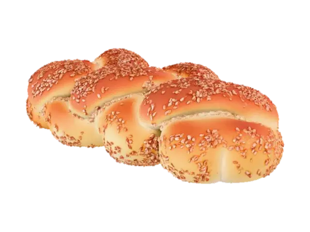3D model for Challah Bread With Seseme