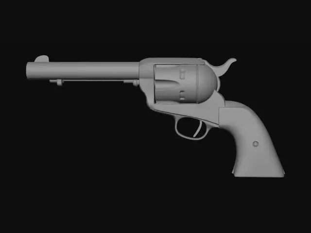 3D model for Engraved Colt Single Action Army Revolver with Pearl Grip