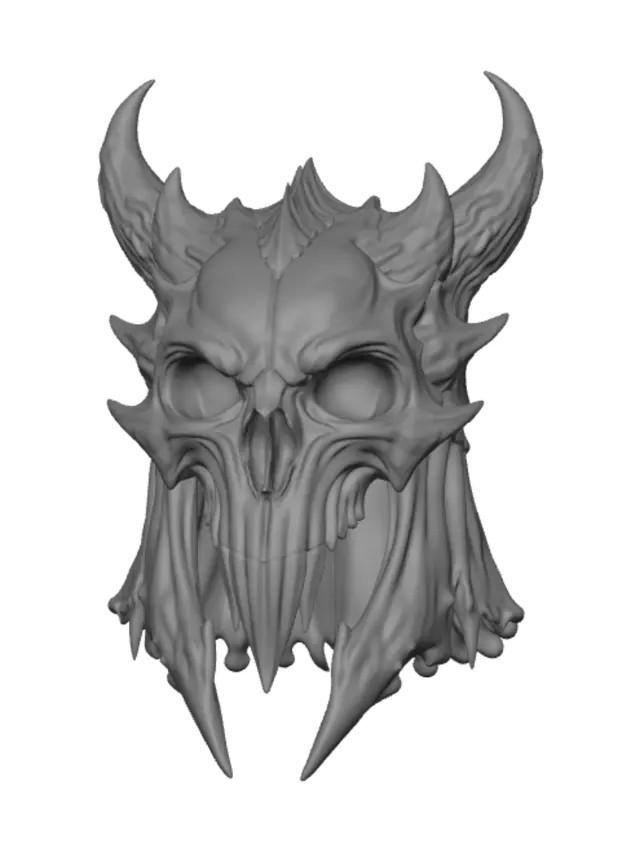 3D model for Dreadhorn Skull