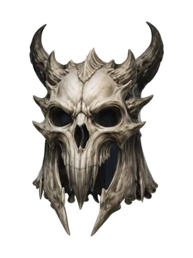 3D model for Dreadhorn Skull