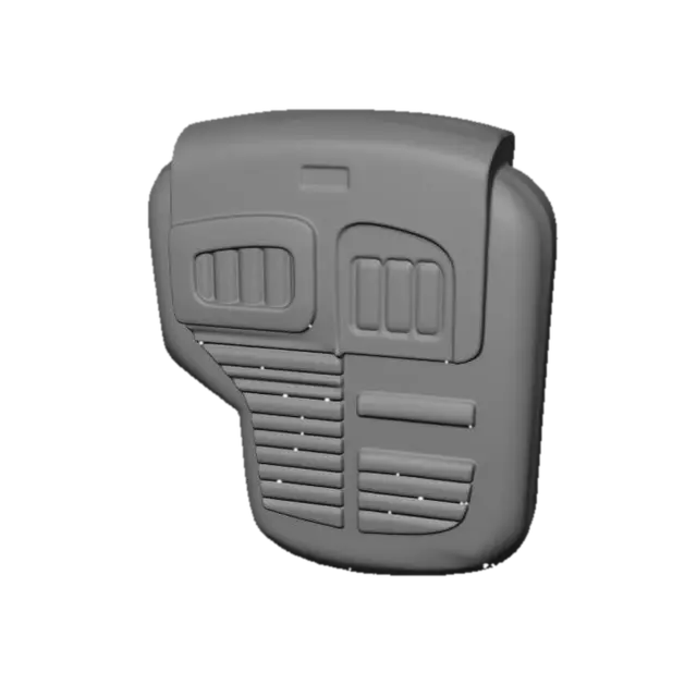 3D model for Retro computer chip pin