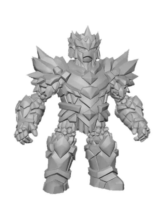 3D model for Glacial Colossus