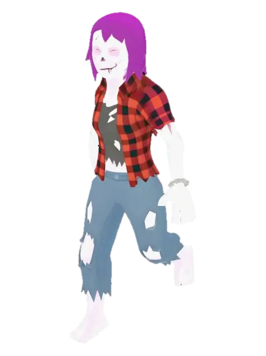 3D model for Ragged Plaid Zombie