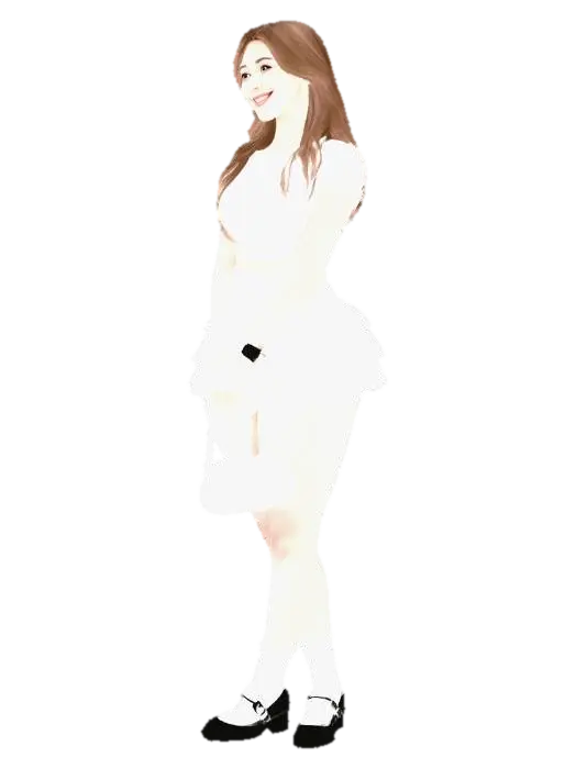 Modelo 3D de Neon Night Portrait - Womanhood, gerado por IA