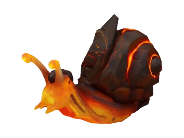 Lava Snail 3D model, vytvořený pomocí AI
