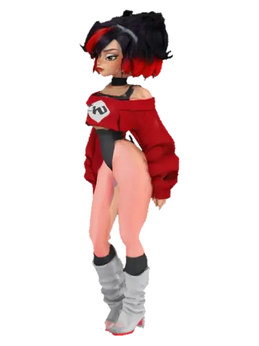 Rebel Style - Youth 3D model, vytvořený pomocí AI