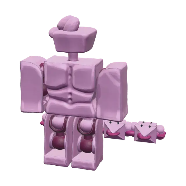 Pretty Princess Forsaken 3D model, vytvořený pomocí AI