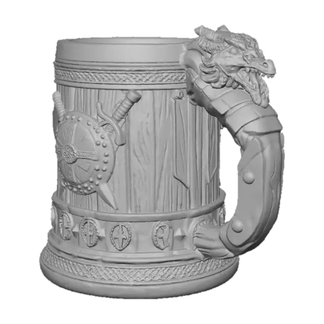 3D model for Dragon Mug