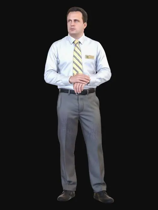 3D model for Corporate Professional Standing
