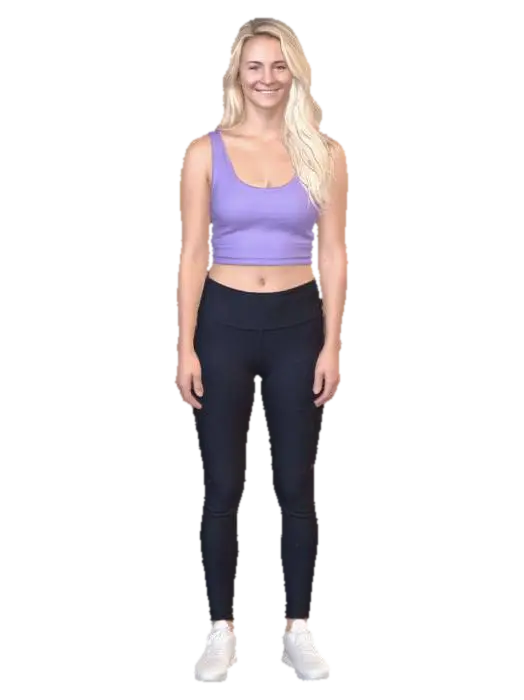 Lilac Workout Portrait 3D model, vytvořený pomocí AI