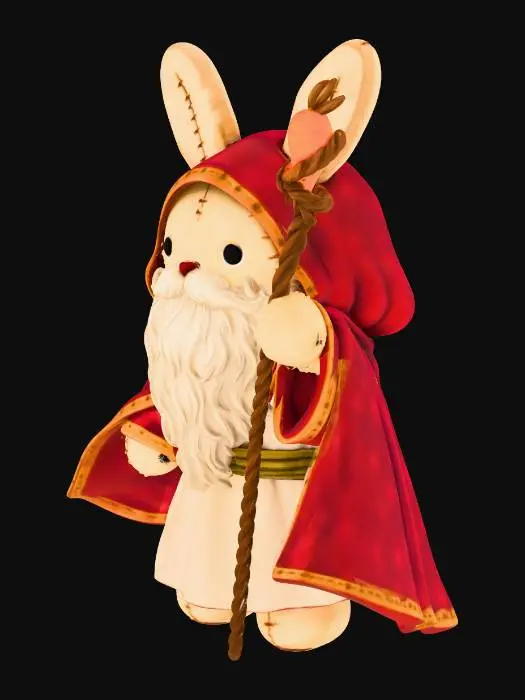 3D model for Mystic Bunny Magician