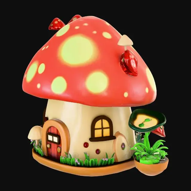 3D model for Mushroom Cottage