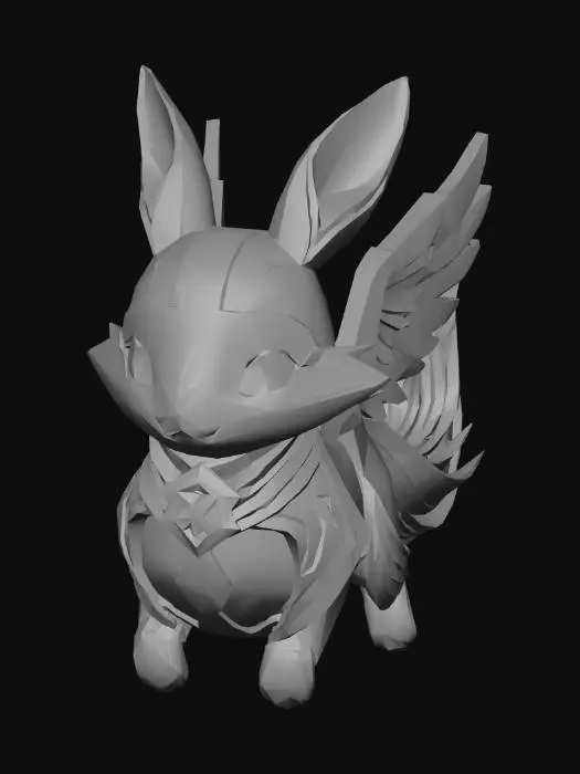 3D model for Pastel Pegasus in Flight