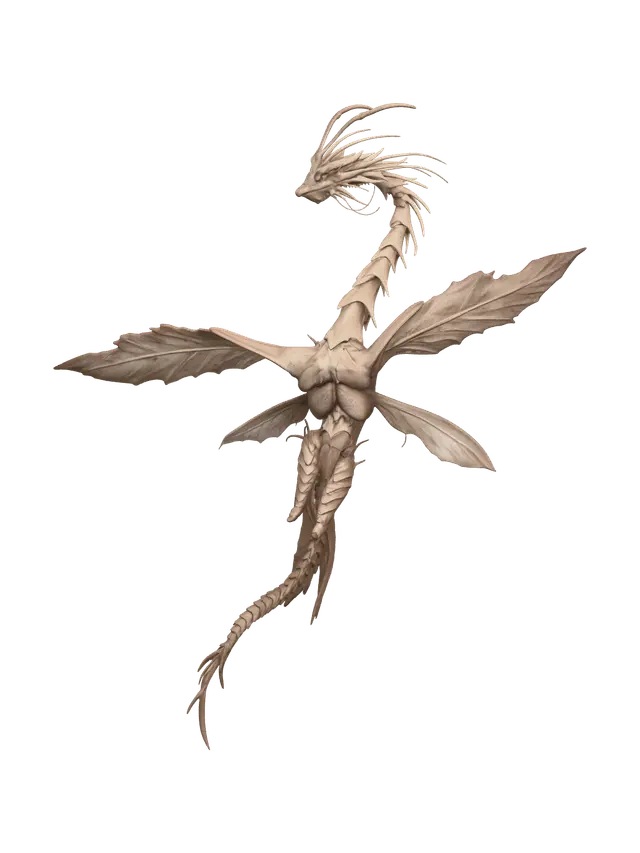 3D model for Weathered Feydragon