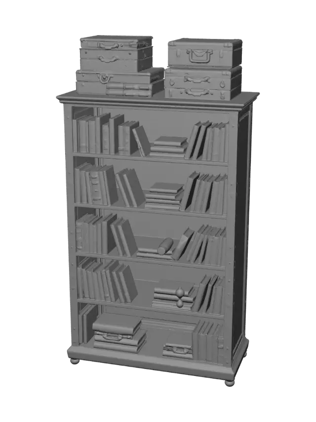 3D model for The Traveling Library
