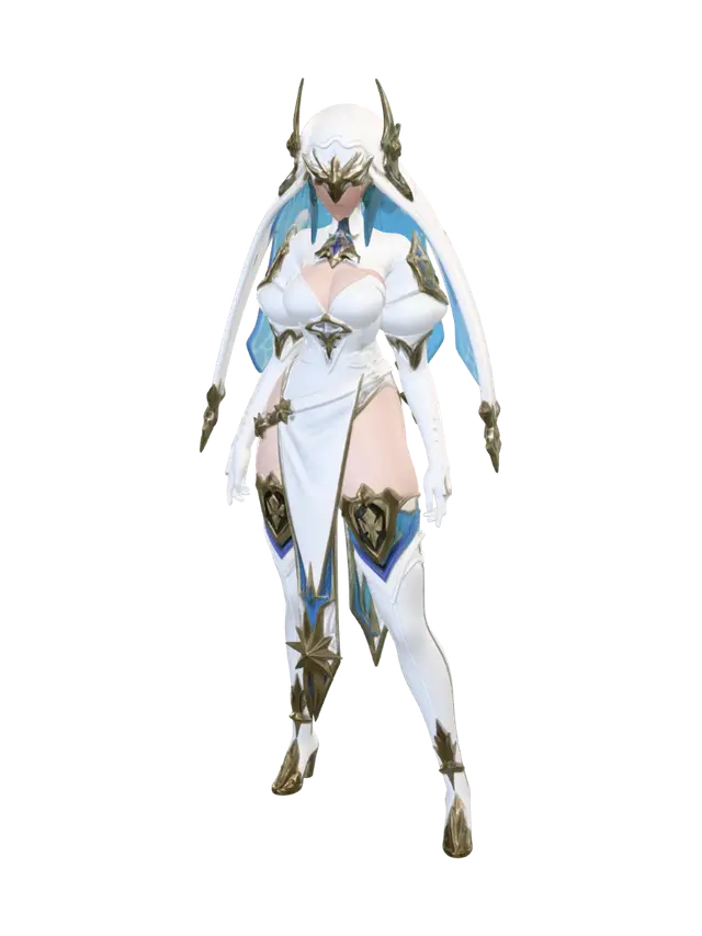 3D model for Azure Dawn Valkyrie