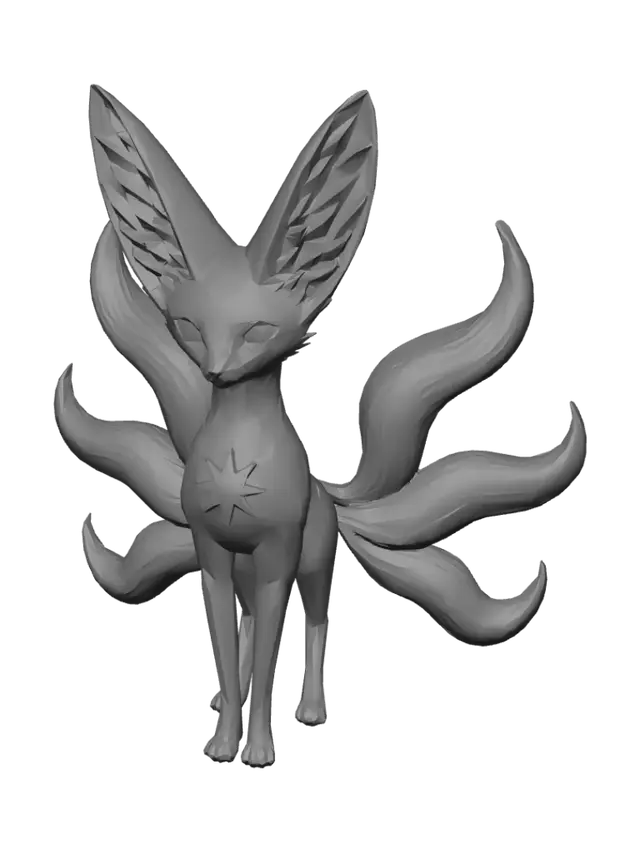 3D model for Emberstar Kitsune